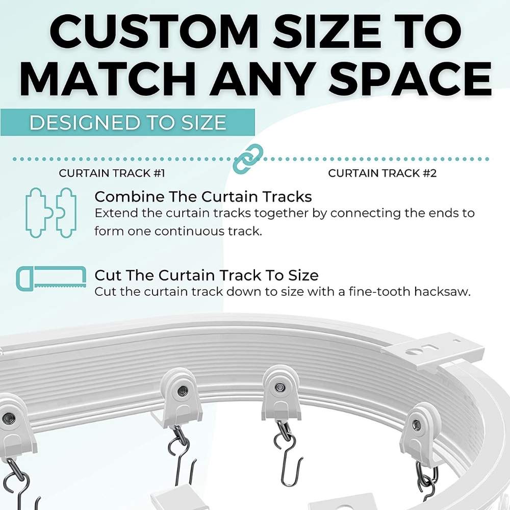Flexible Ceiling Curtain Track: image 3