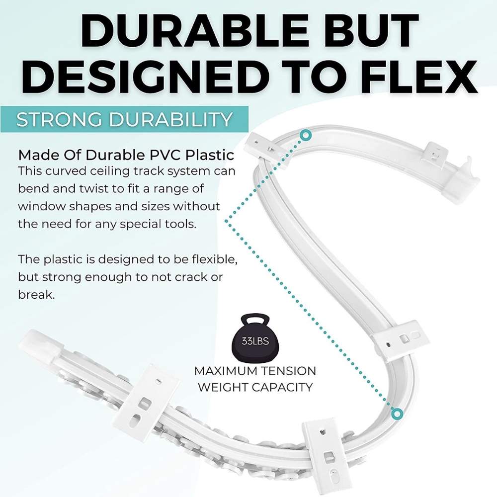 Flexible Ceiling Curtain Track: image 5