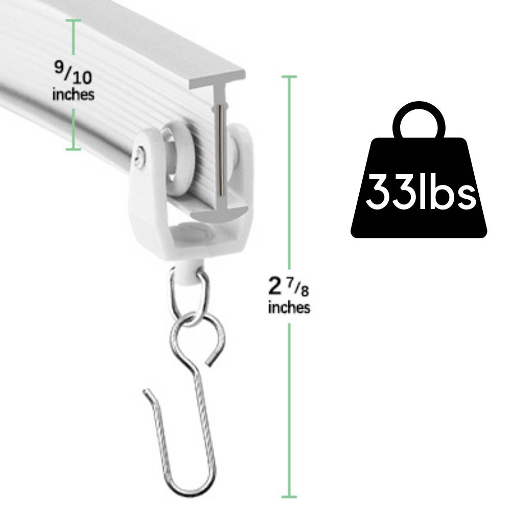 Flexible Ceiling Curtain Track: image 7